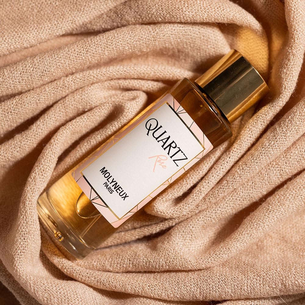 Quartz Rose Eau De Parfum for Women - 3.38 oz Floral Fragrance Spray | Long-Lasting Luxury Perfume for Date Night, Office & Special Occasions