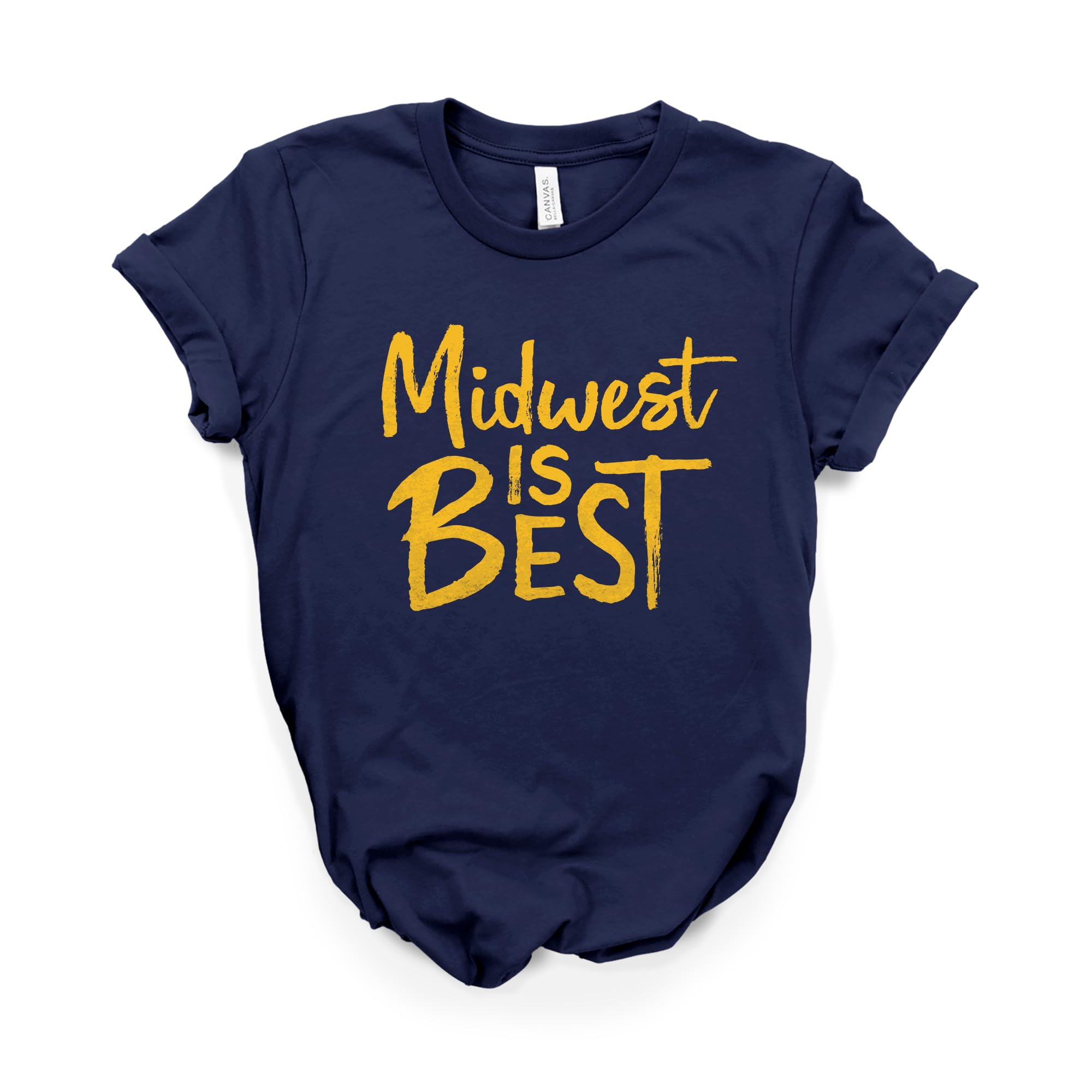 Midwest Pride T-Shirt - Softstyle Unisex Midwest Gift Tee - Best Midwest State Home Apparel - Comfortable Cotton Shirt for Men & Women - Perfect for Casual Wear, Travel & Showing Regional Pride