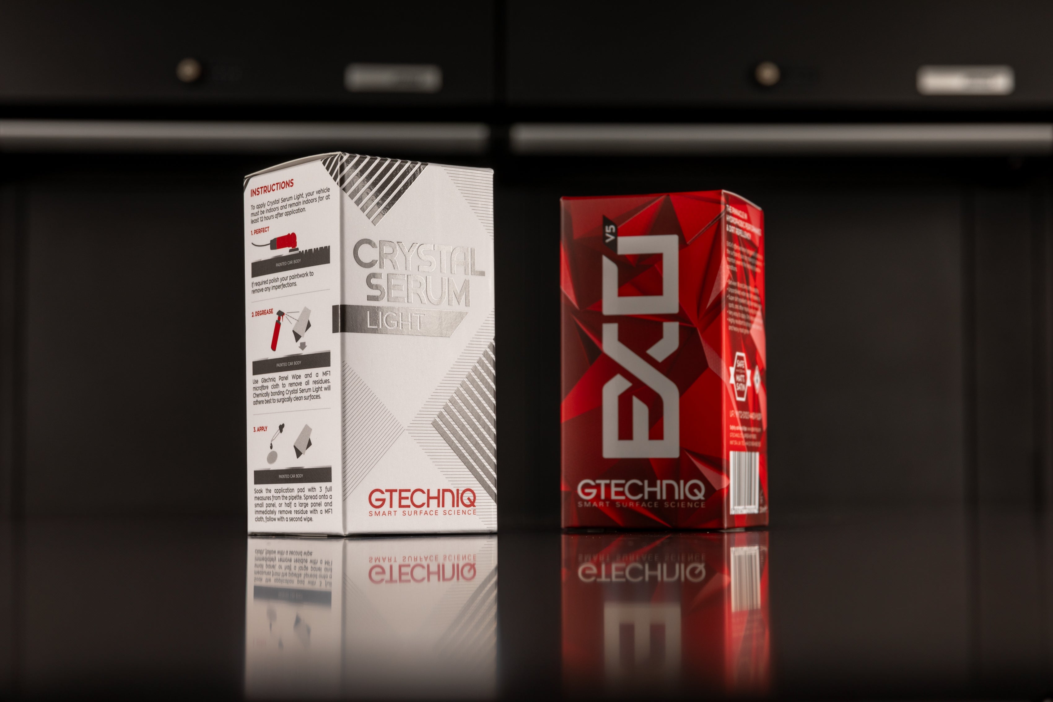 Gtechniq Crystal Serum Light & EXO v5 Nano Coating Combo Kit – Ultimate Car Paint Protection & Hydrophobic Coating for Long-Lasting Shine – Perfect for Detailing, Ceramic Coating & Auto Care Enthusiasts