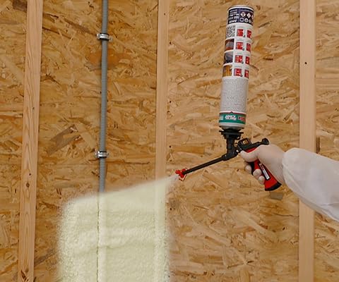 AKFIX Thermcoat Spray Foam Insulation Kit (240 Board Feet) - Professional Polyurethane Expanding Foam for Walls, Attics & Crawl Spaces | Closed Cell Spray Foam Insulation | 12 Pack | Ideal for Home Insulation, Soundproofing & Air Sealing Projects