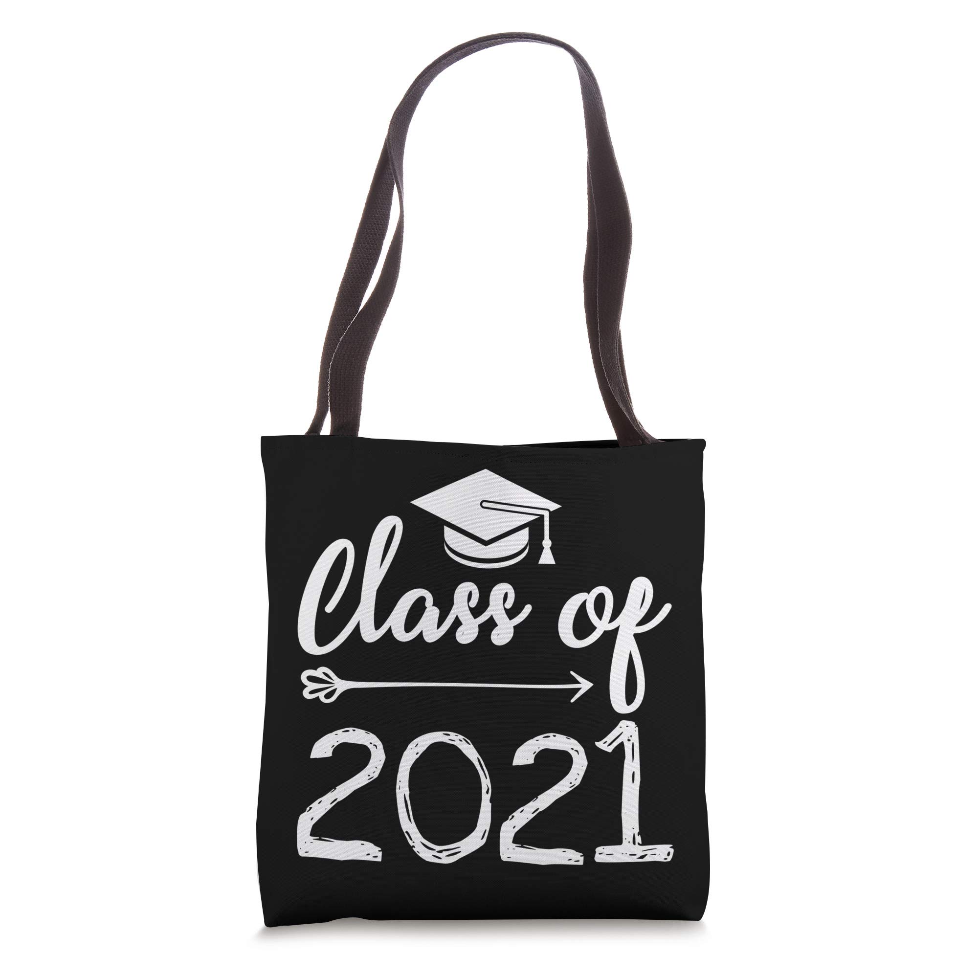 Class of 2021 Graduation Tote Bag - Perfect High School & College Gift for Seniors - Great for Campus, Beach & Shopping