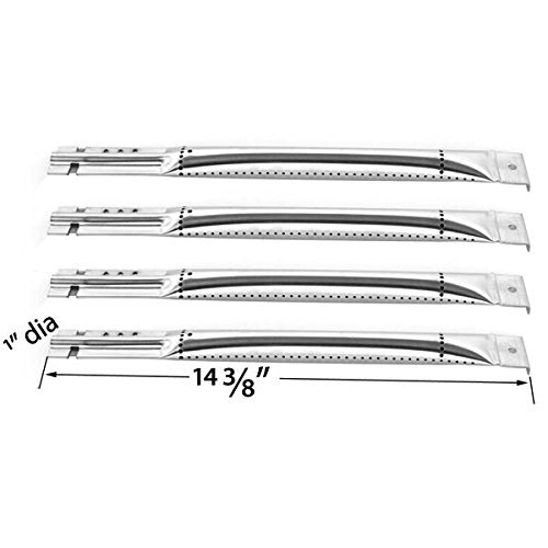 Charbroil 4363420507 BBQ Gas Grill Repair Kit - 4 Stainless Steel Burners, 4 Heat Plates & 3 Crossover Tubes | Compatible with Models 463420509, 463460708, 463460710 | Perfect for Outdoor Cooking, Backyard Grilling & BBQ Parties