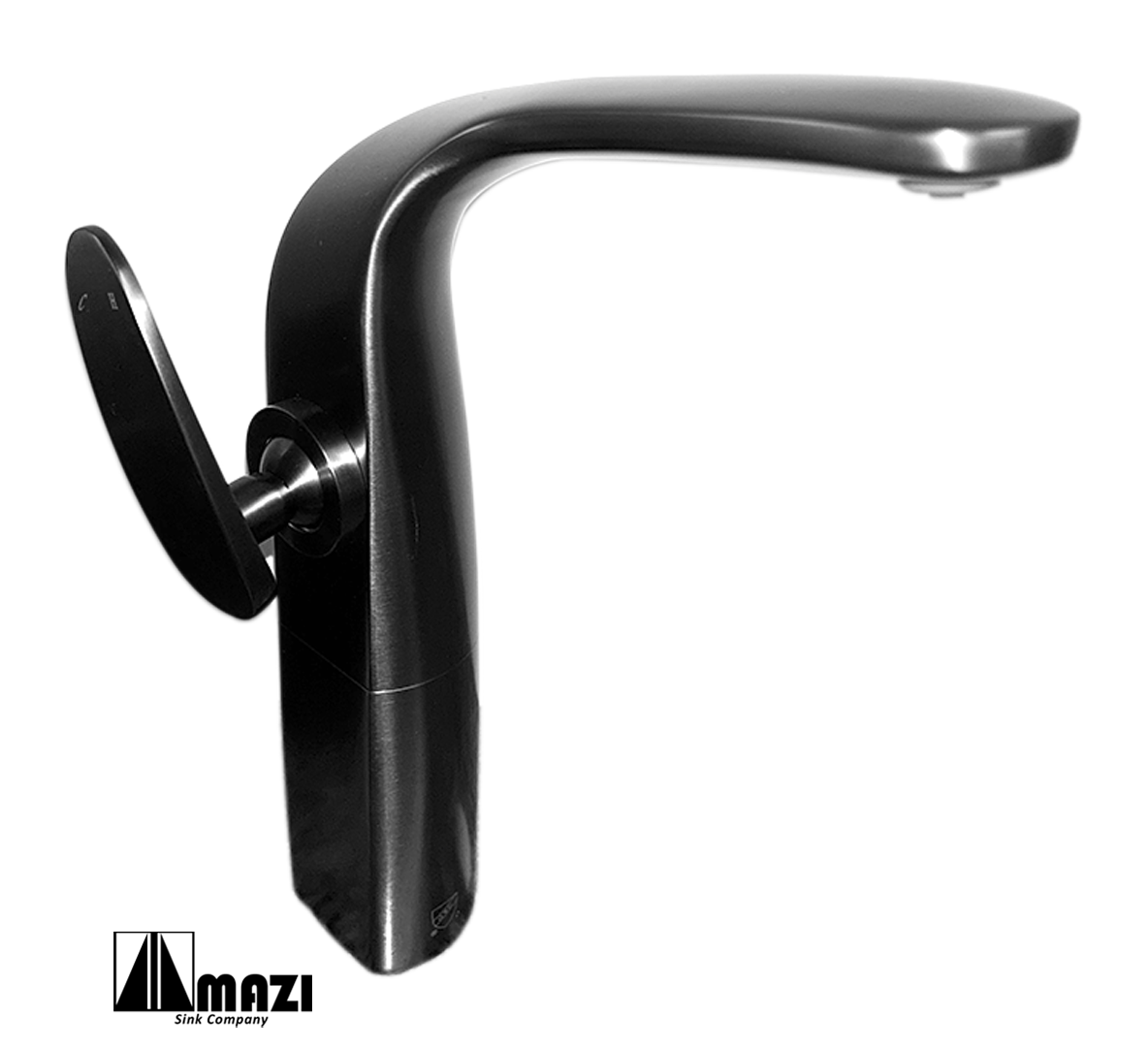 81AB1107 Modern Bathroom Vanity Faucet - Single Handle Waterfall Spout Design for Sink, Basin & Countertop - Perfect for Home, Hotel & Spa Renovation