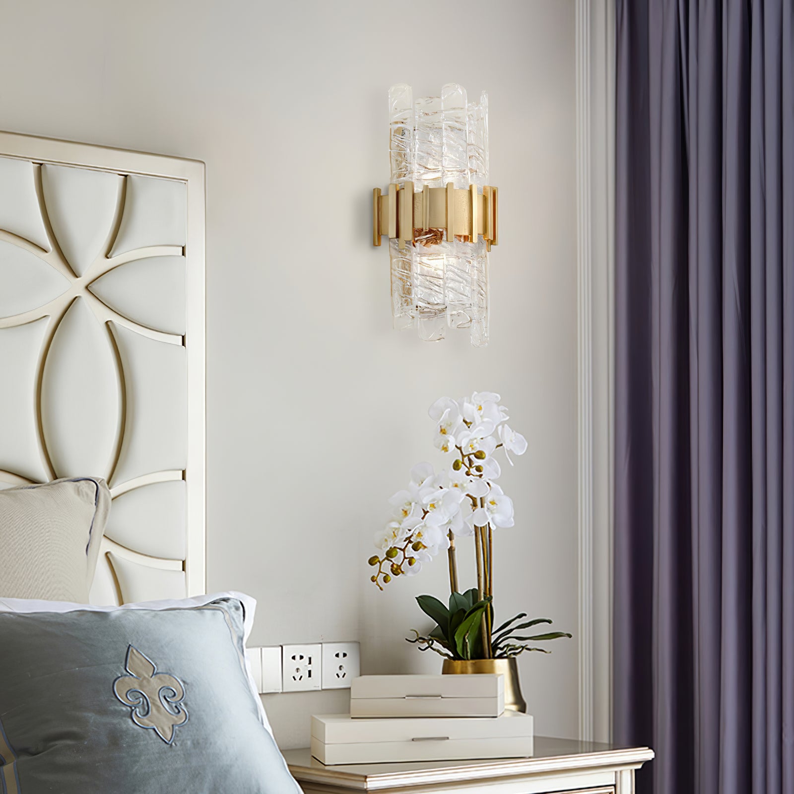 Modern Cicero Wall Sconce Light Fixture - Indoor/Outdoor LED Wall Lamp for Living Room, Bedroom, Patio & Hallway Decor