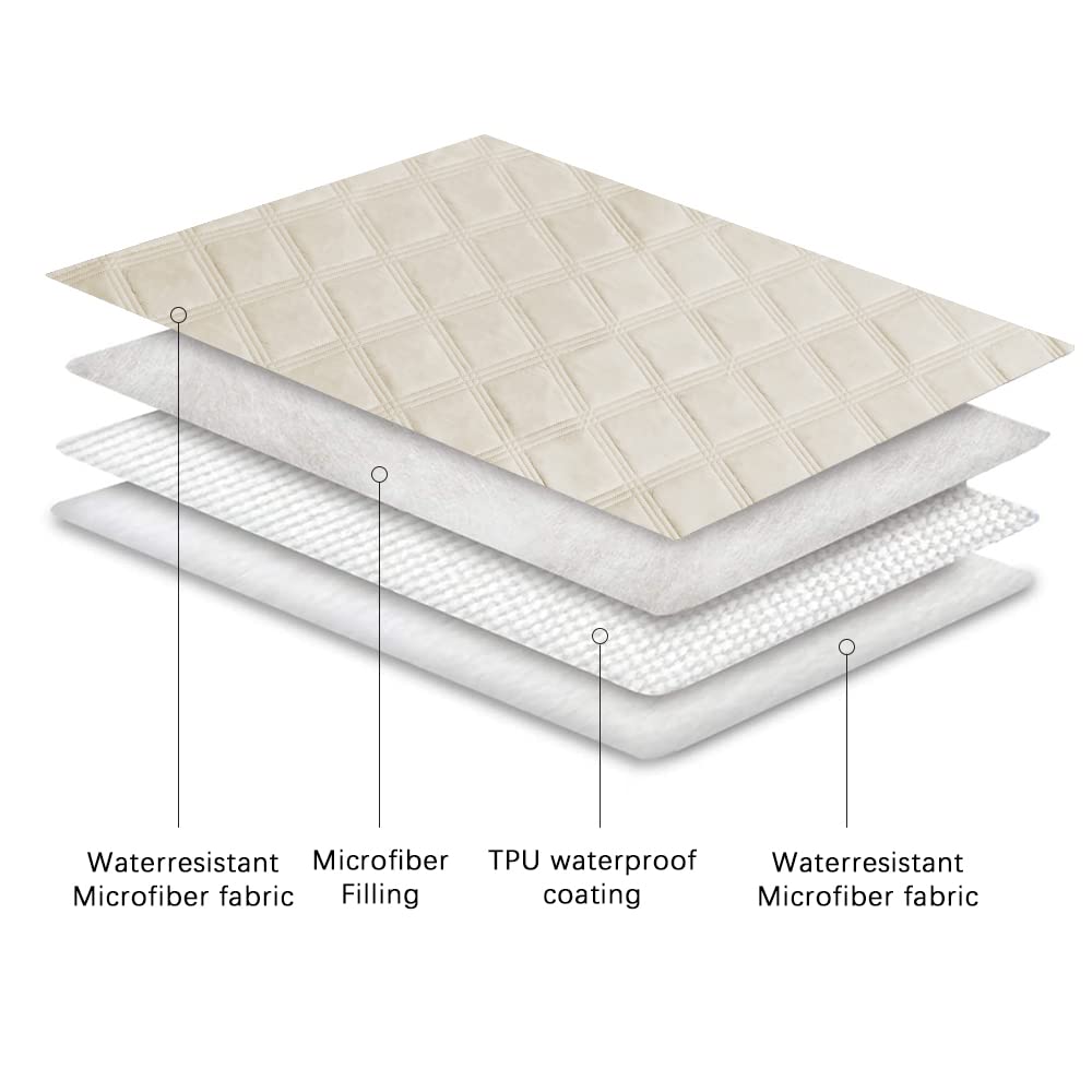 Ameritex Waterproof Dog Bed Cover - Non-Slip Pet Blanket for Furniture, Couch & Sofa Protector - Perfect for Indoor Use, Travel & Car Rides