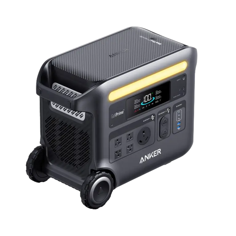 Anker SOLIX F2600 2560Wh Solar Generator | Portable Power Station with 30A Transfer Switch for Home Backup, Camping & Outdoor Adventures