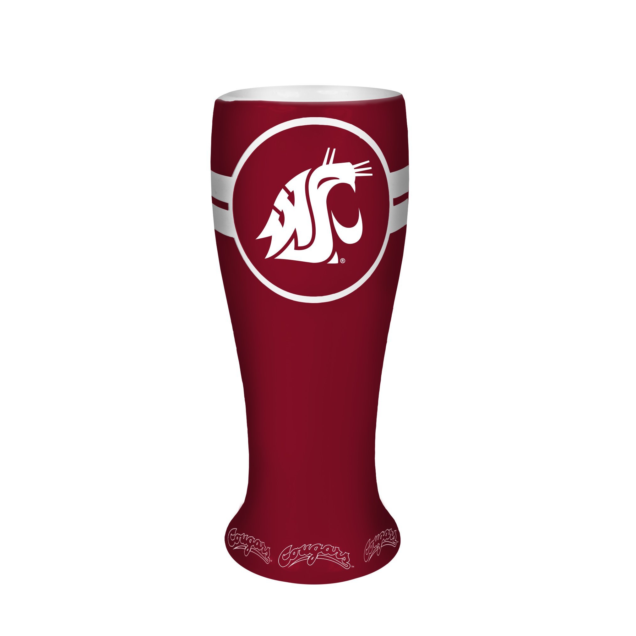 Boelter Brands NCAA Ceramic Collectible Pilsner Glass - Officially Licensed College Team Beer Mug - Perfect for Game Day, Tailgating & Sports Memorabilia Collection