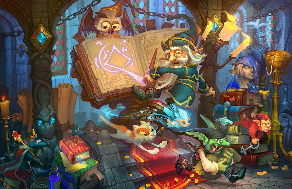 Handcrafted Wizard's Workshop Wooden Puzzle - Premium 3D Brain Teaser for Adults & Kids - Perfect for Family Game Night & STEM Learning Activities