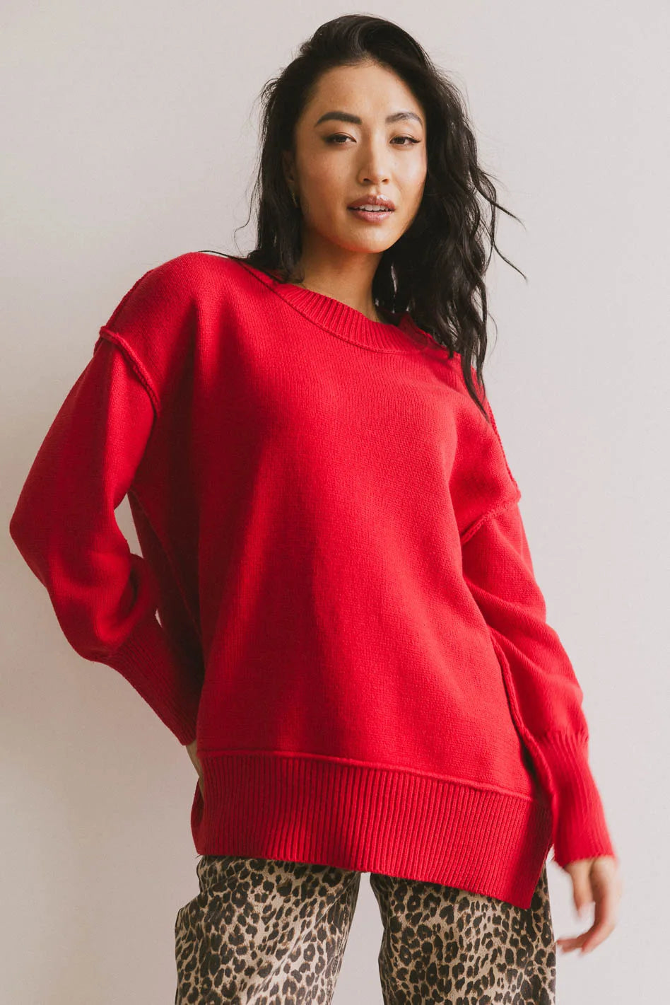 Alexsis Knit Sweater for Women - Soft & Cozy Cable Knit Pullover - Winter Warm Casual Sweater - Perfect for Office, Date Night & Holiday Outfits
