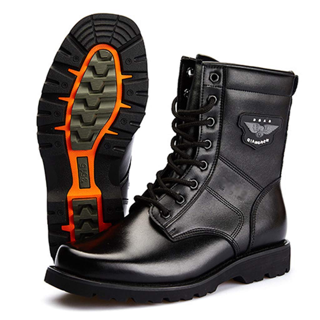 Men's Military Combat Boots - Waterproof Hiking Boots for Outdoor Trekking & Mountaineering - Black Army Tactical Shoes for Men - Perfect for Camping, Hunting & Outdoor Adventures