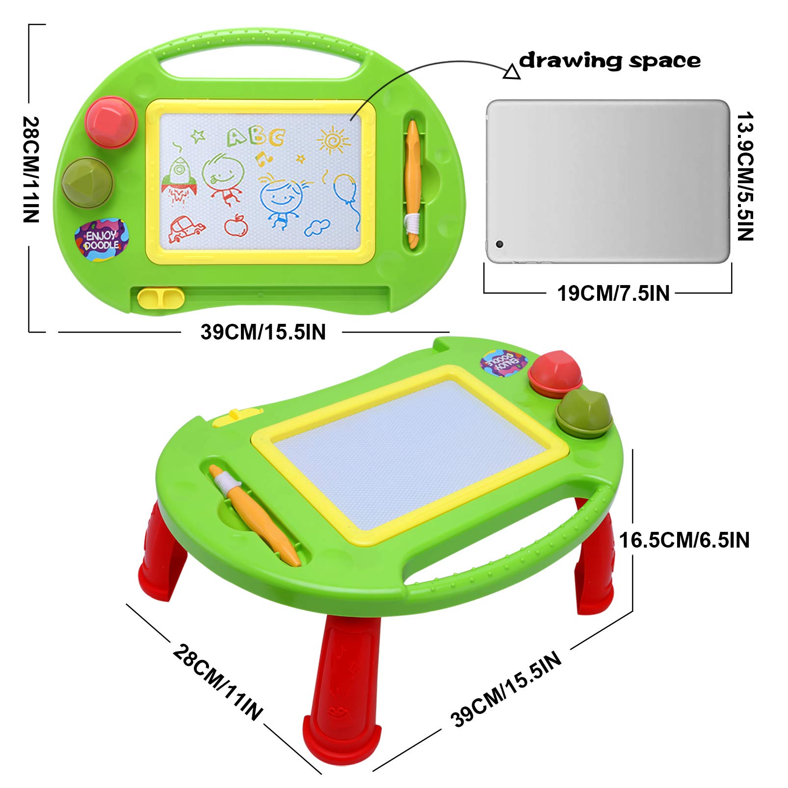 Magnetic Drawing Board for Toddlers 1-3 Years - Erasable Doodle Toy for Kids | Perfect for Christmas, Birthday & Easter Gifts