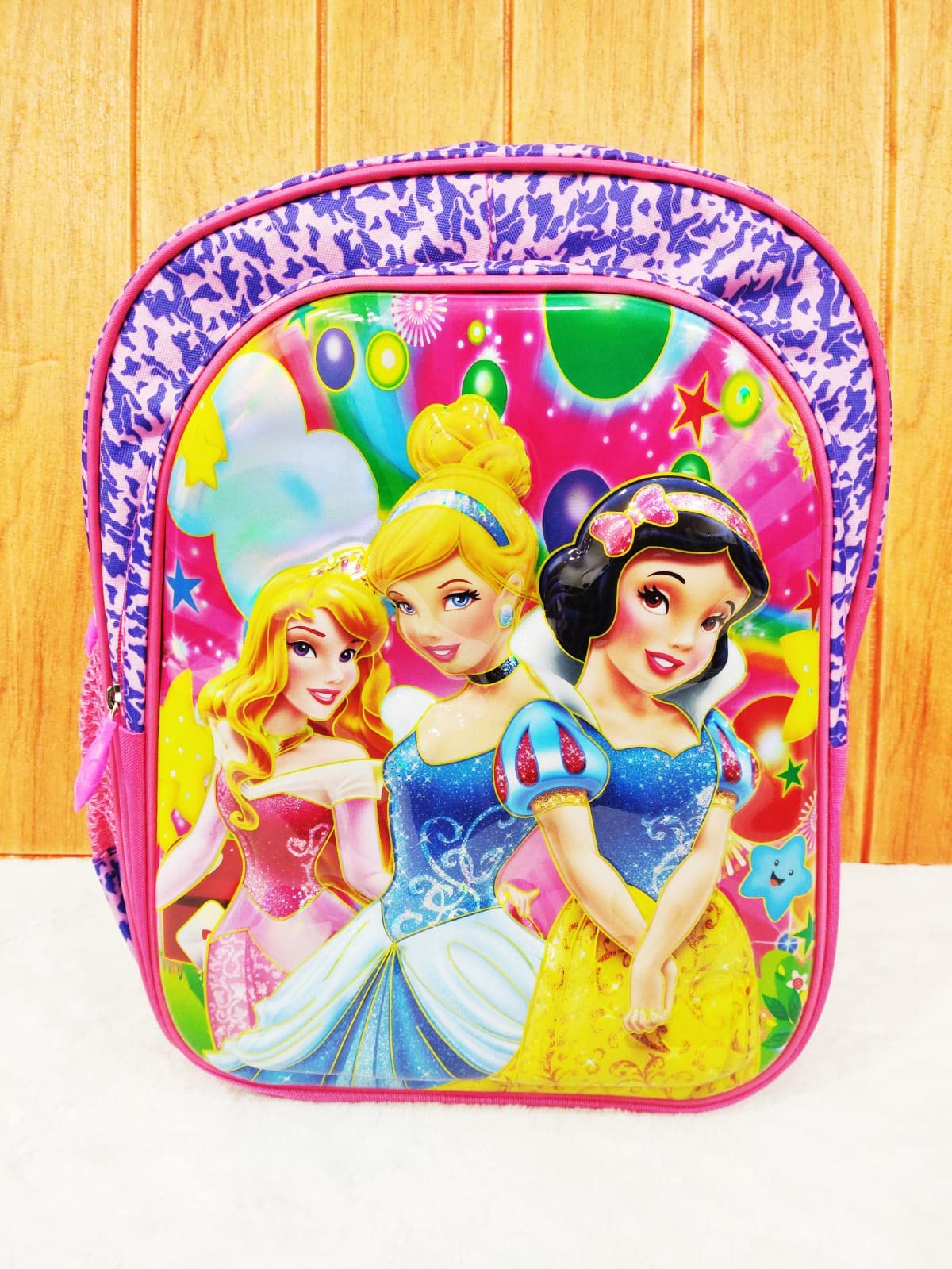 **5D Embossed Cartoon Character School Backpack for Kids (5-7 Years) - 16-Inch Polyester Bookbag for Boys & Girls - Perfect for School, Travel & Daily Use**