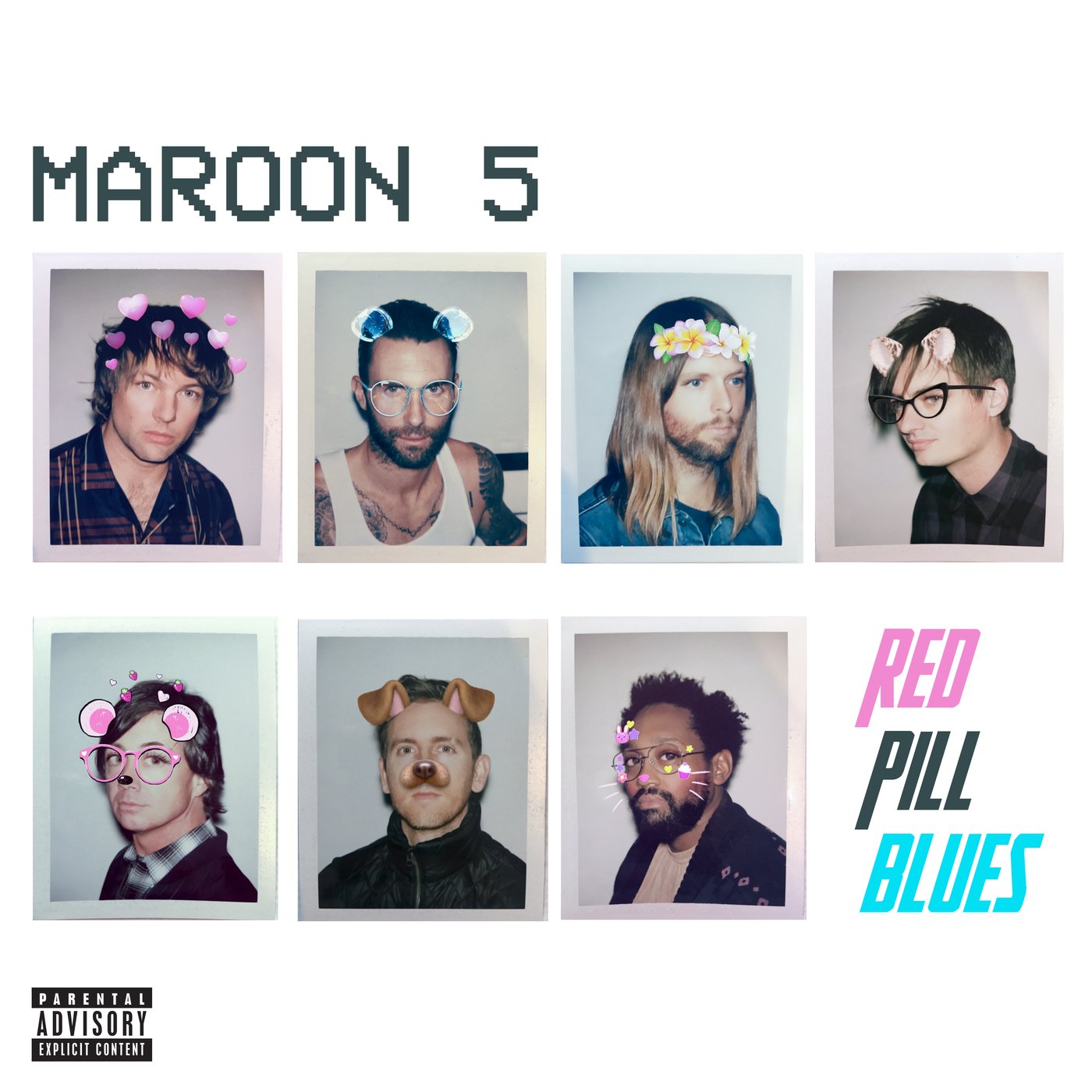 Red Pill Blues Album by Maroon 5 - Explicit Lyrics Version | Red & Blue Vinyl | Perfect for Parties & Music Collectors