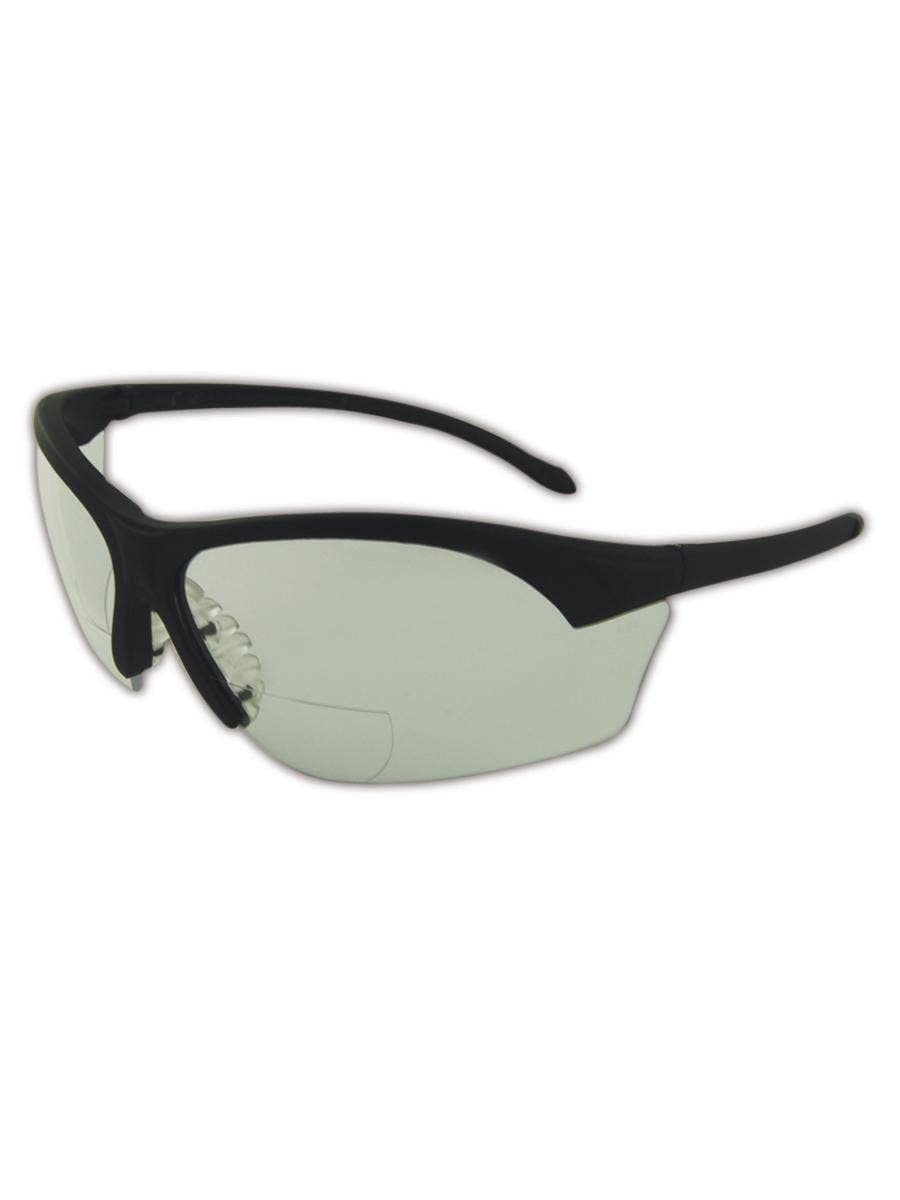Safety Protective Reader Glasses - Clear Lens & Black Frame - 1.00 Diopter (12 Pack) | ANSI Certified for Eye Protection | Ideal for Reading, Computer Work & DIY Projects
