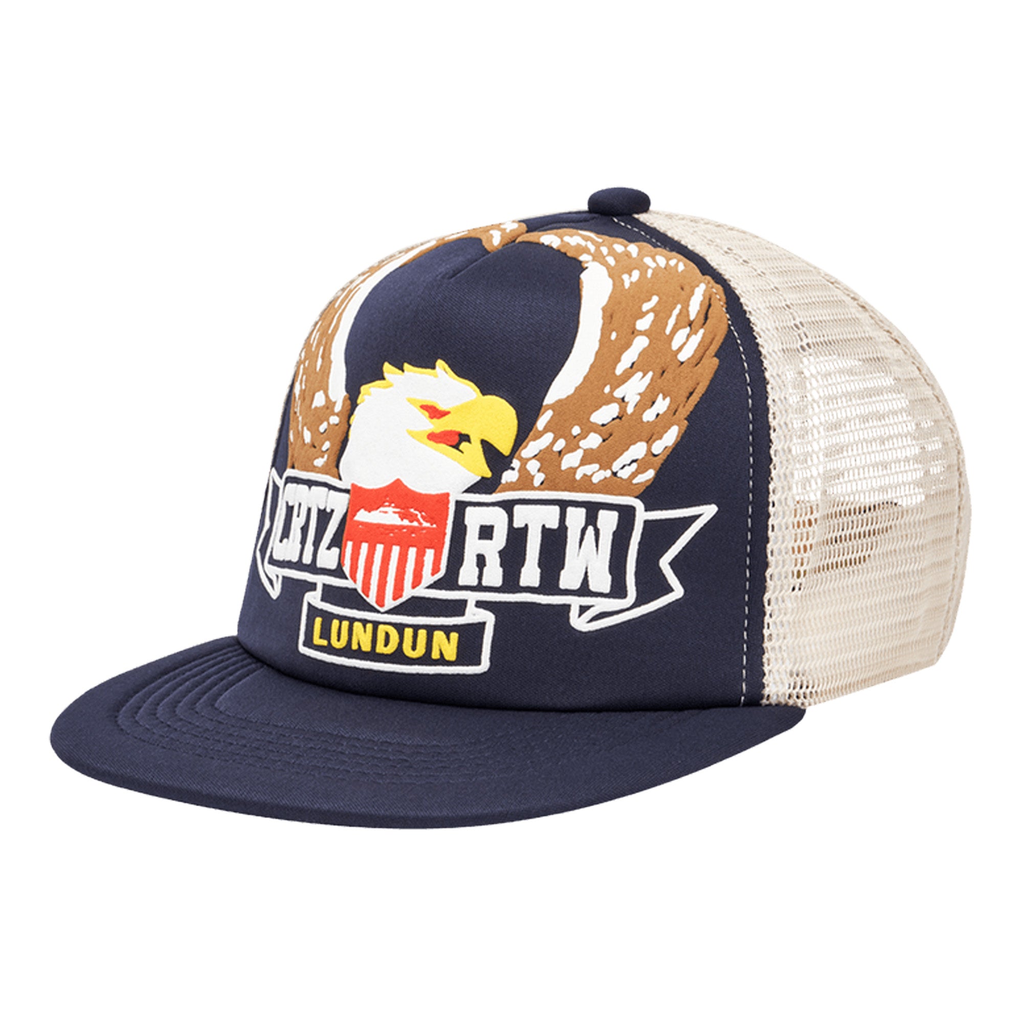 Corteiz Dipset Trucker Hat 'Navy' (2023) - Stylish Baseball Cap for Men & Women - Perfect for Streetwear, Hip-Hop Fashion & Outdoor Activities