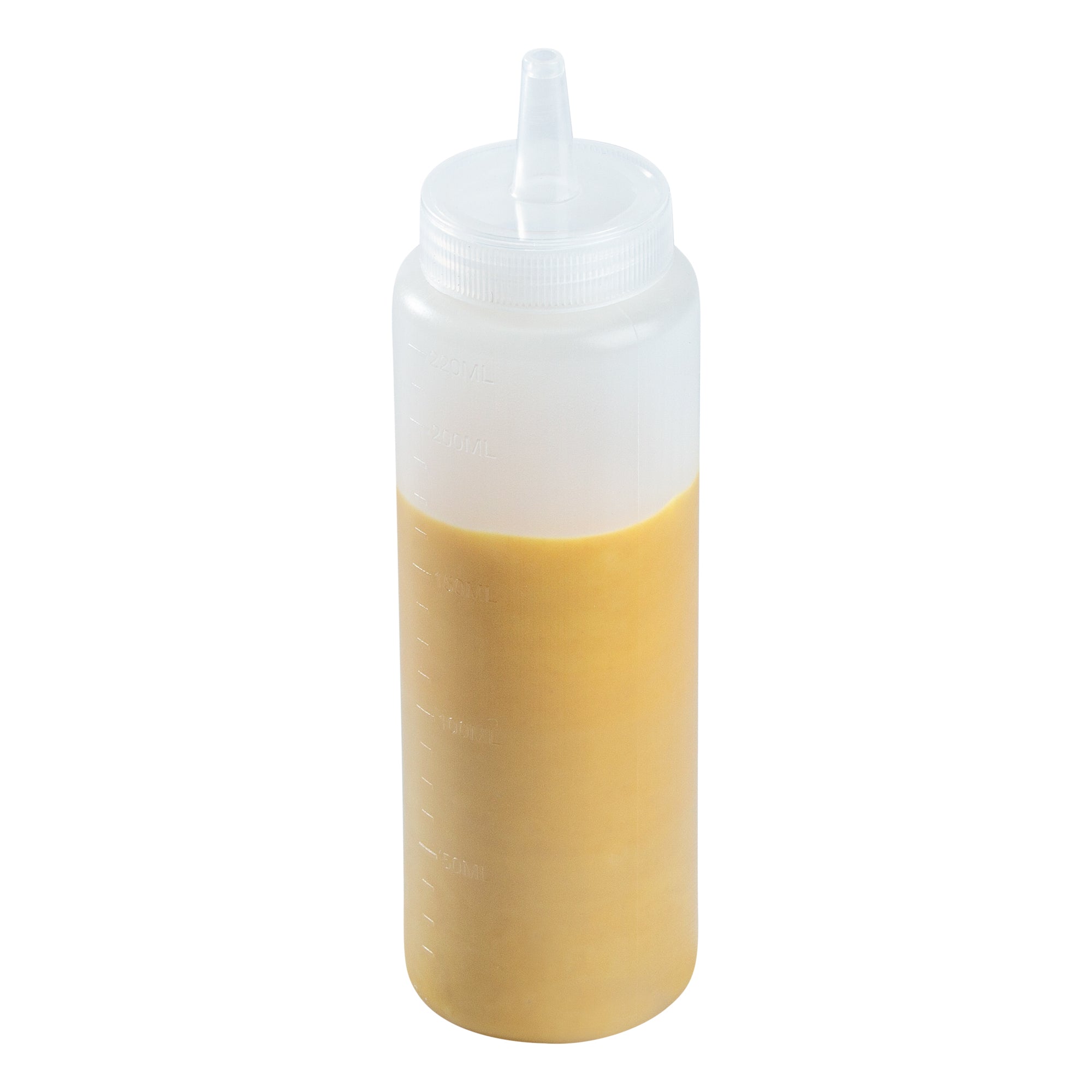 8 oz Clear Plastic Squeeze Bottle with Precision Tip - 2