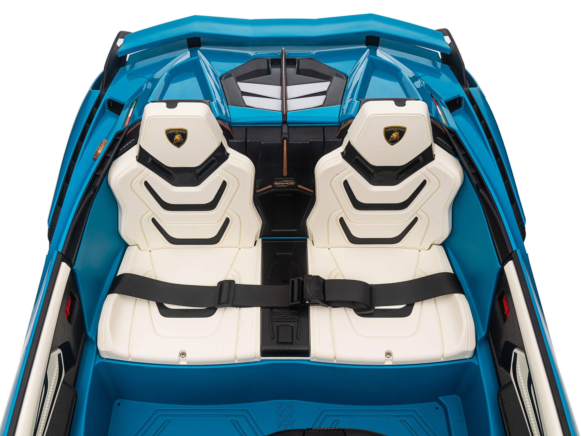 24V Lamborghini Sian Kids Electric Ride-On Car with Parent Remote Control - Blue | 2-Seater Toy Vehicle for Boys & Girls | Outdoor Play, Birthday Gifts, Backyard Fun