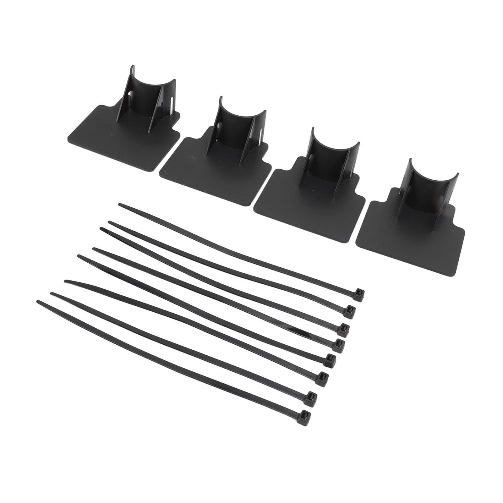 Okuyonic Swimming Pool Hose Clamps - Sturdy Durable Bathtub Pipe Holders to Prevent Leakage, Black - Ideal for Pool, Bathroom, and Outdoor Water Systems