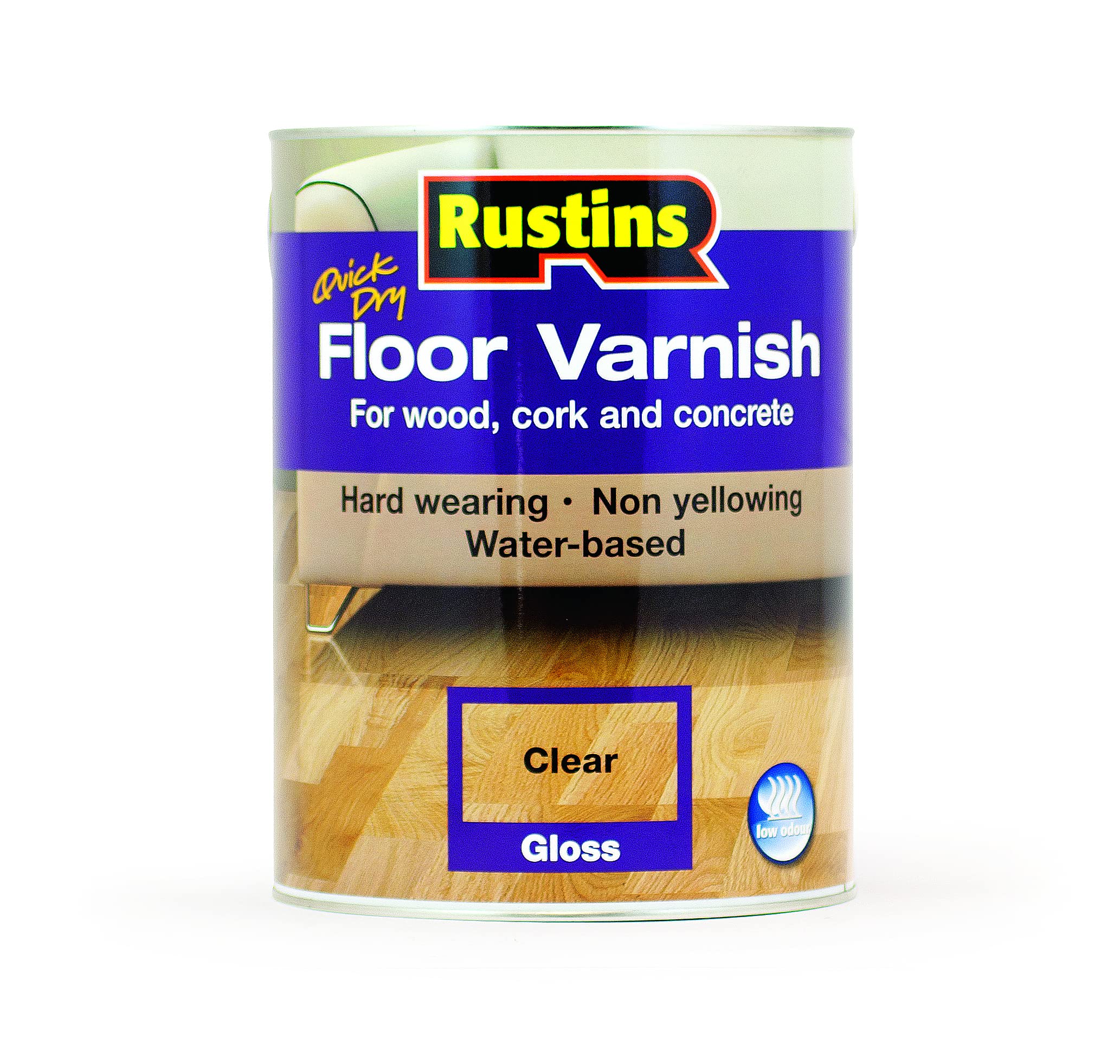 Premium 5L Clear Gloss Floor Varnish - High Shine Wood Finish for Hardwood, Laminate & Engineered Floors - Ideal for Living Rooms, Bedrooms & High-Traffic Areas