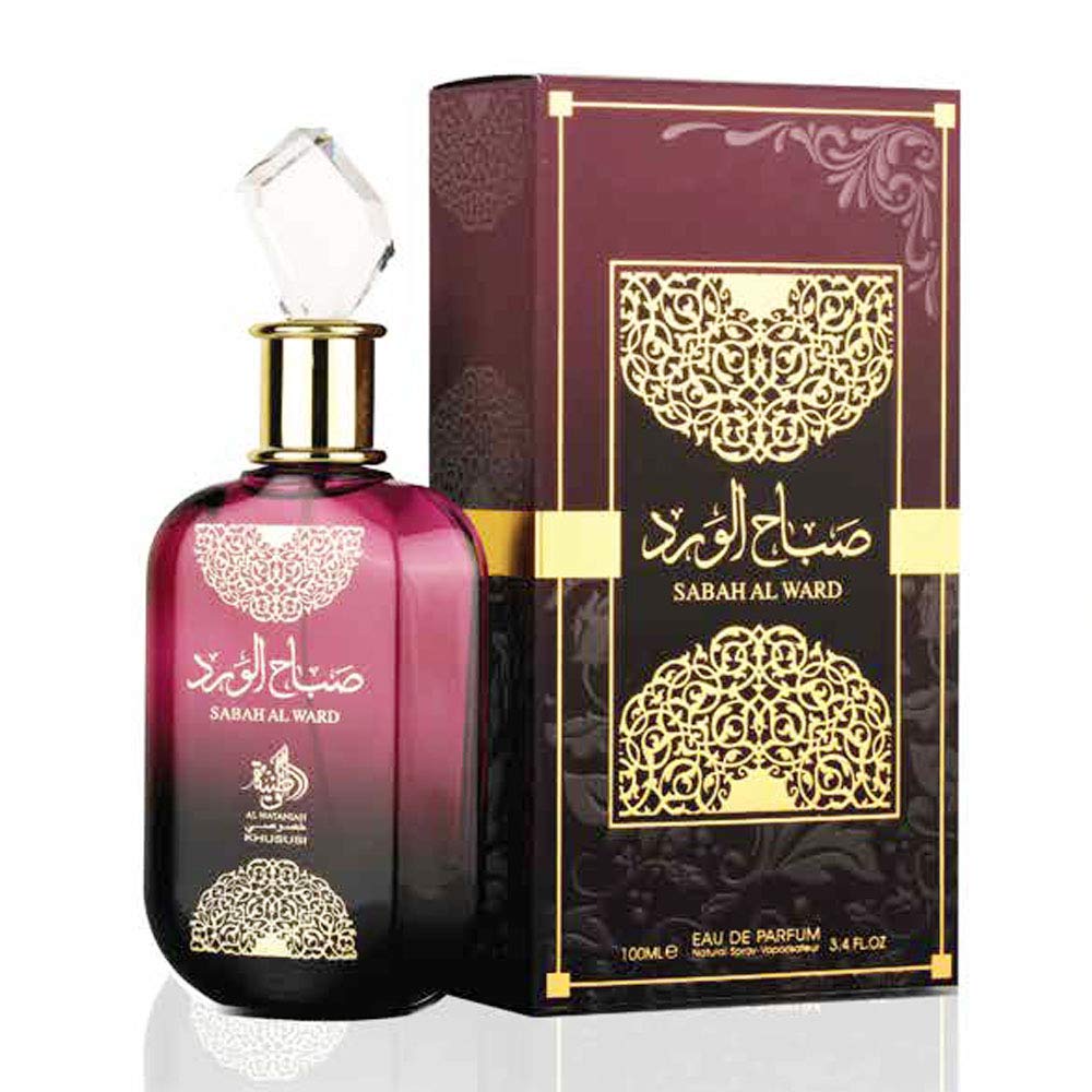 Al Wataniah Sabah A Ward EDP Perfume Spray 100ml - Floral & Woody Fragrance for Women - Perfect for Daily Wear, Office & Special Occasions