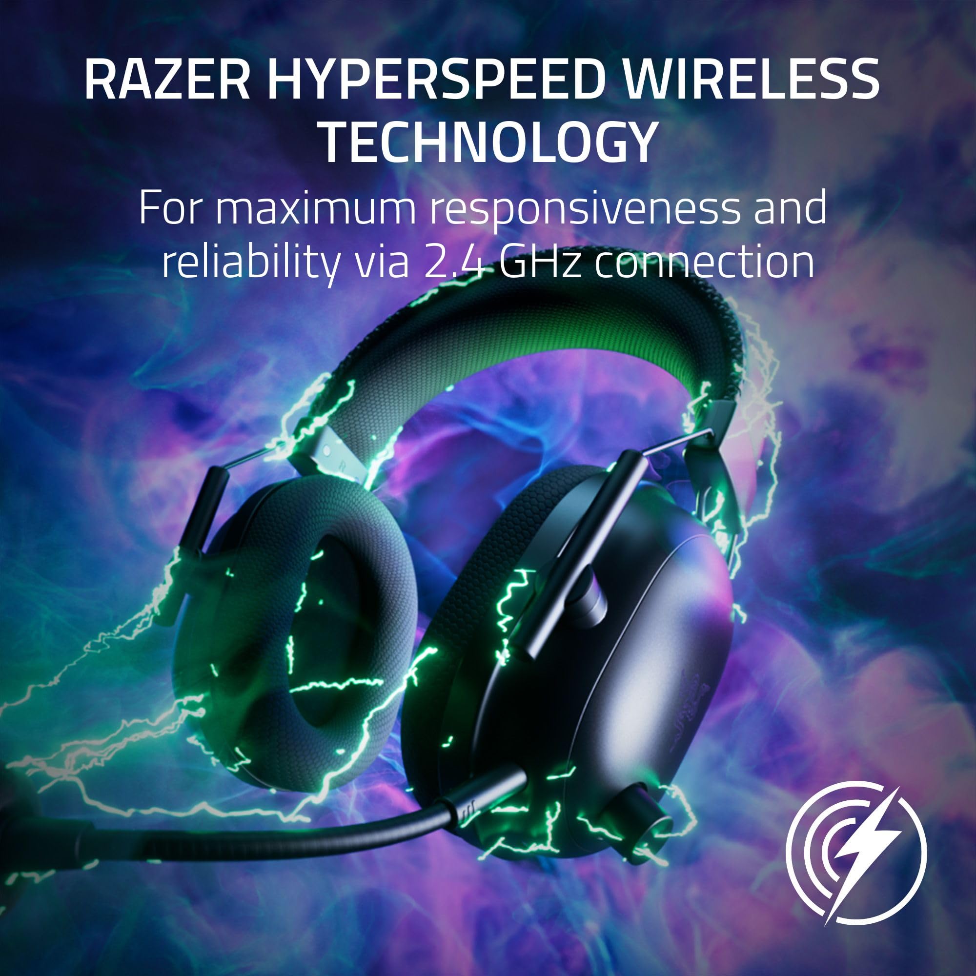 Razer BlackShark V2 Pro Wireless Gaming Headset for PS5 - White | TriForce 50mm Drivers, HyperSpeed Wireless, Detachable Mic | Perfect for FPS, E-Sports & Console Gaming on PlayStation 5