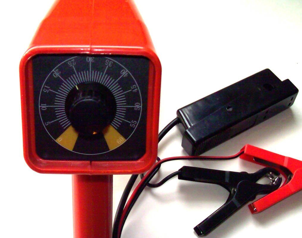 Xenon Inductive Timing Light with 0-60 Degree Dial Advance - Ignition Spark Checker Tool for Automotive Engine Tuning & Performance Testing - Perfect for Mechanics, DIY Car Enthusiasts, and Vehicle Maintenance