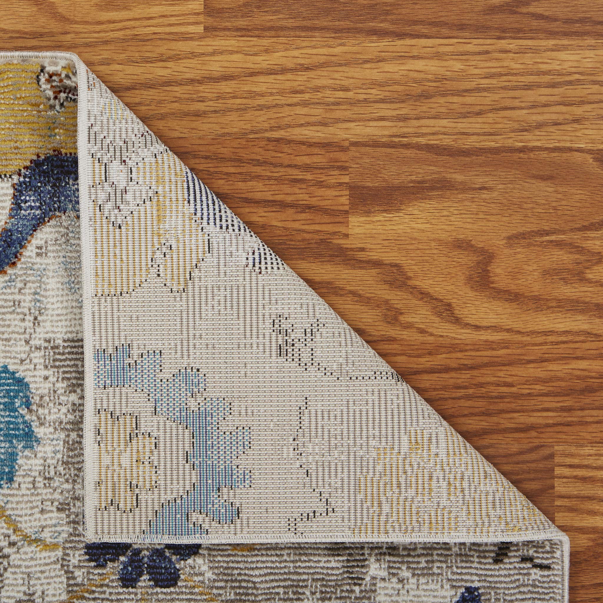 LR Home Gala Collection 8' x 10' Beige Multi Area Rug - Perfect for Living Room, Bedroom & Home Decor