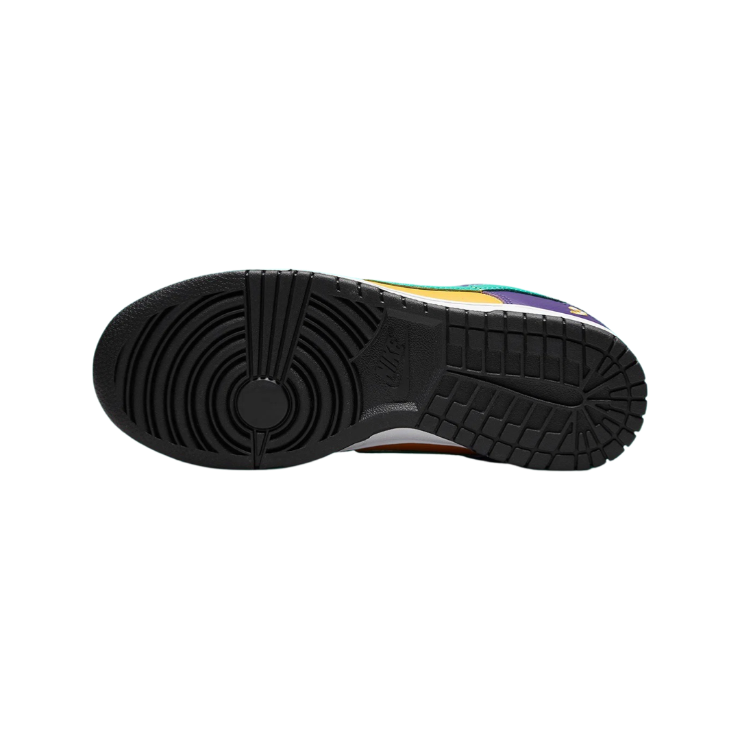 Nike Dunk Low Sneakers - Leslie Clear Emerald & Court Purple Colorway - Stylish Basketball Shoes for Men & Women - Perfect for Casual Wear, Street Fashion & Sneaker Collectors