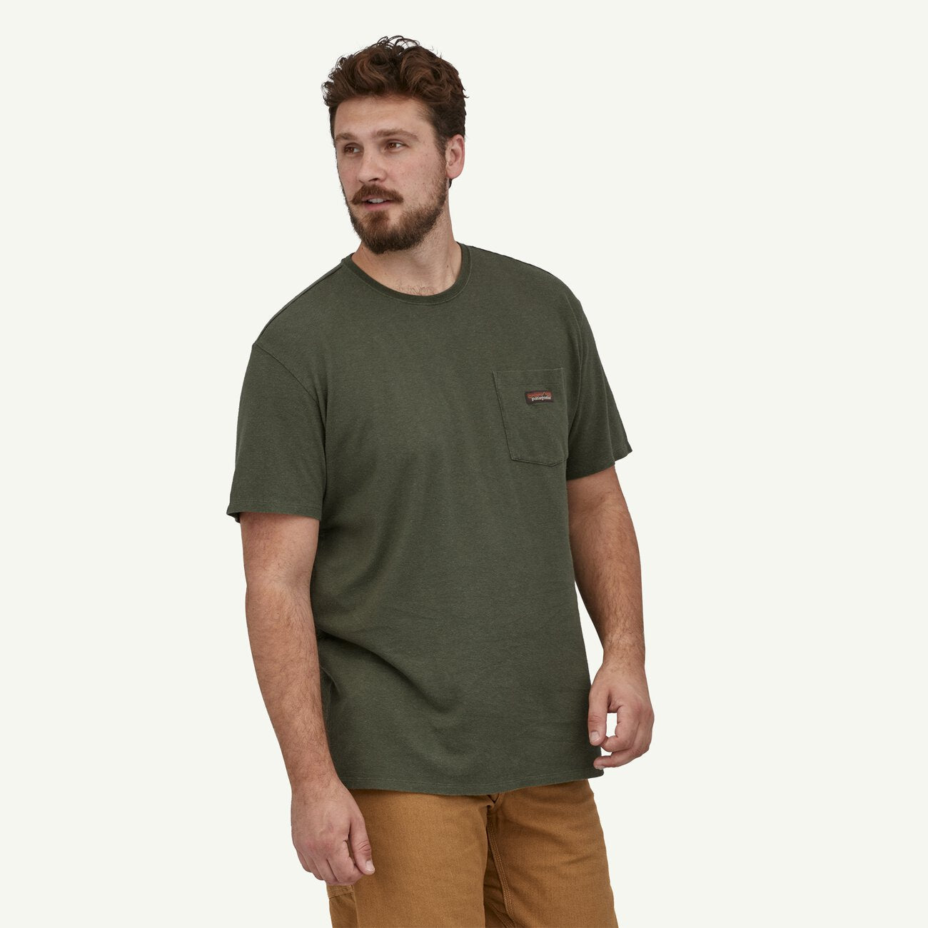 Men's Work Pocket T-Shirt - Durable Comfort Fit Cotton Tee for Construction, Outdoor & Casual Wear