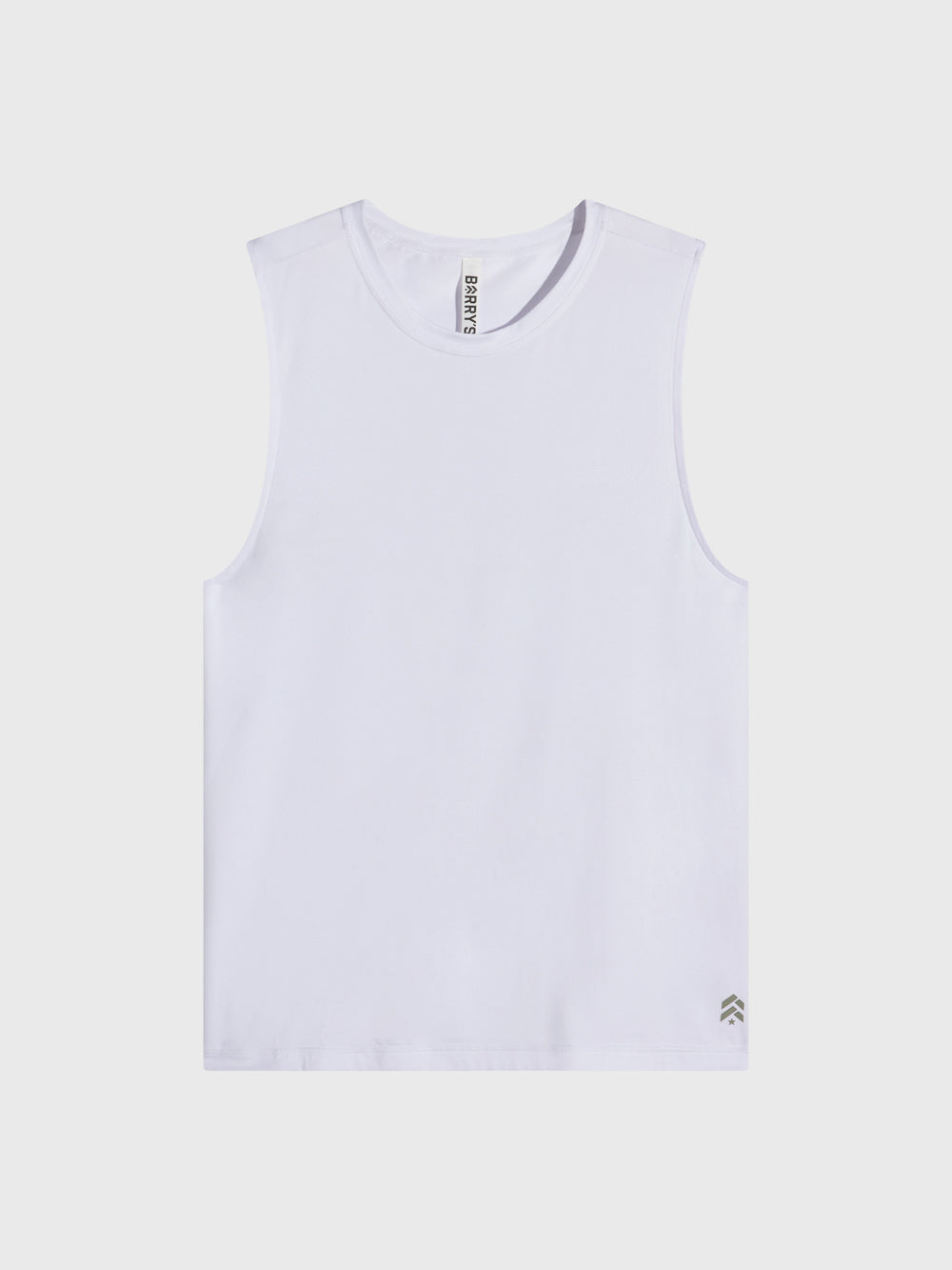 Barry's White Muscle Tank Top for Men - Comfortable & Breathable Gym Workout Shirt - Perfect for Fitness, Running & Casual Wear
