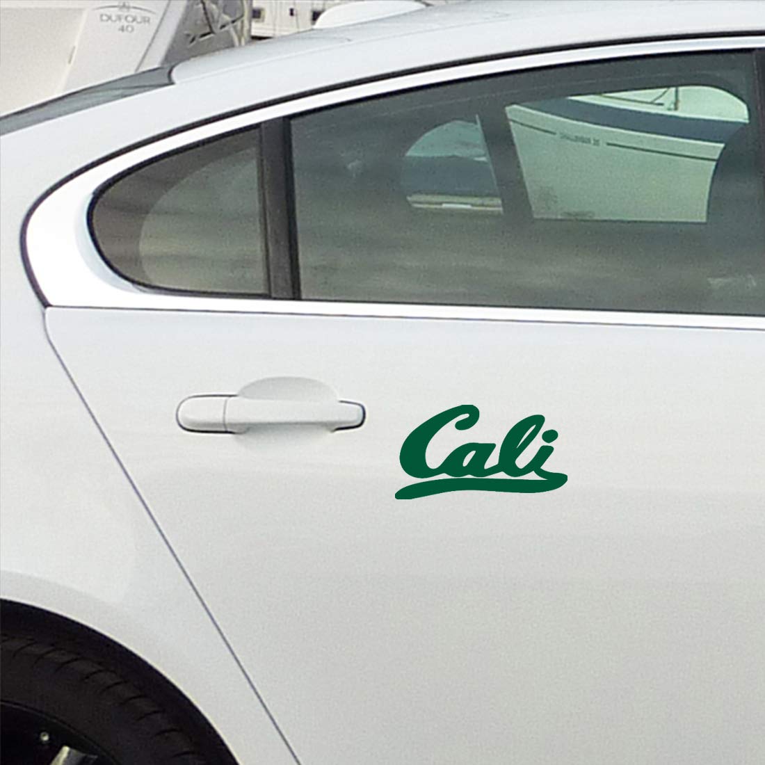 Premium Waterproof Vinyl Decal Stickers - California Republic Green (Set of 2) - Durable Laptop, Phone, Helmet & Car Stickers for Windows, Bumpers, Mugs, Walls - Perfect for Home, Office & Vehicle Decoration