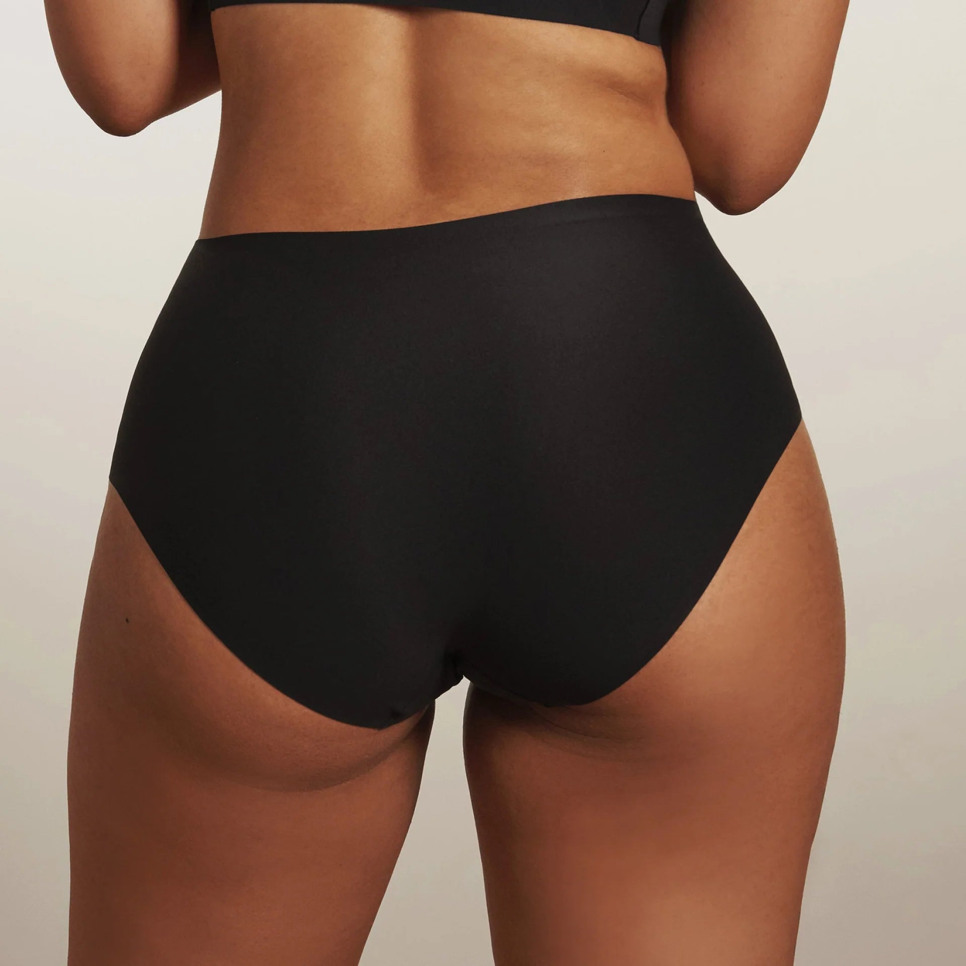 Evelyn & Bobbie High Waist Retro Bikini Seamless Underwear for Women - Vintage Style Comfortable Panties for Everyday Wear & Swim Cover