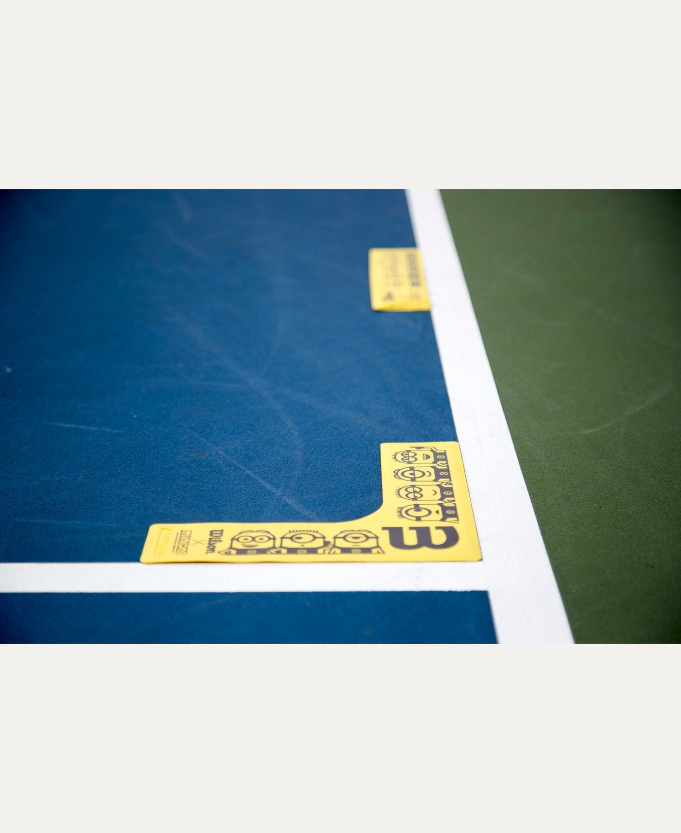 Wilson Minions Court Lines - High Visibility Tennis Court Marking Tape for Outdoor & Indoor Sports - Perfect for Tennis, Pickleball, and Badminton Courts