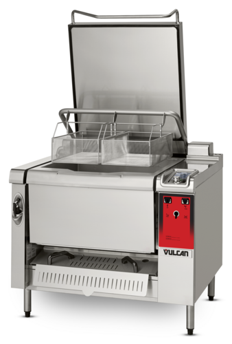 Vulcan PreciPan 28 Gallon Electric Automatic Tilting Braising Pan - 208V 3 Phase Commercial Grade for Restaurants, Catering & Food Service - Perfect for Large Batch Cooking, Soups, Stews & Sauces