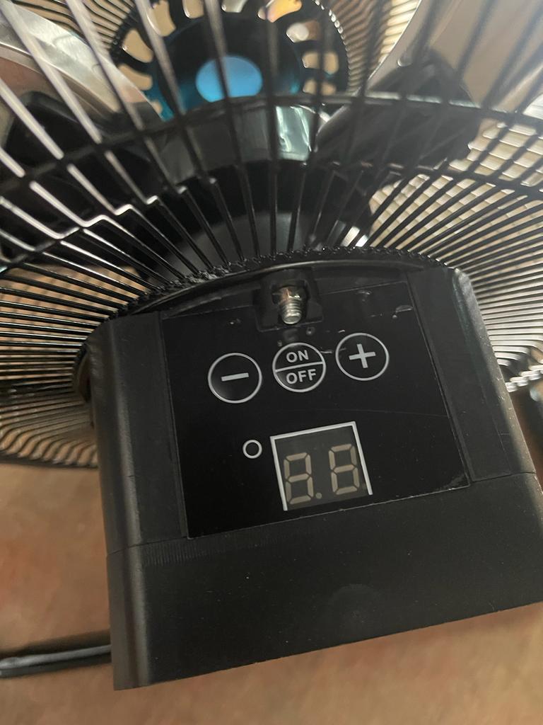 Aiko 12 Portable Wireless Solar Fan - Rechargeable Outdoor Fan with USB Charging | Perfect for Camping, Hiking, Beach, and Patio Use | Model FAN YM 12S