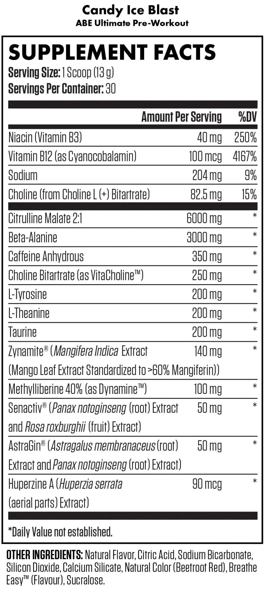 ABE Ultimate Pre-Workout Supplement - Best Energy & Performance Booster for Gym, Fitness & Bodybuilding | Pre-Workout Powder for Men & Women | Ideal for Weight Training, HIIT & Endurance Workouts