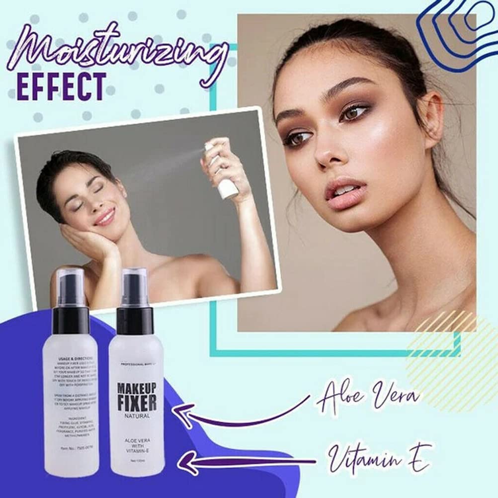 Long Lasting Makeup Setting Spray - Hydrating & Oil Control for All-Day Wear - 100ml (White) | Perfect for Weddings, Photography & Daily Makeup Locking