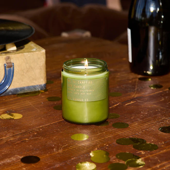Premium 7.2 oz Soy Wax Candle - Campfire Scent for Home, Relaxation & Aromatherapy | Perfect for Living Room, Bedroom, Yoga & Meditation Spaces