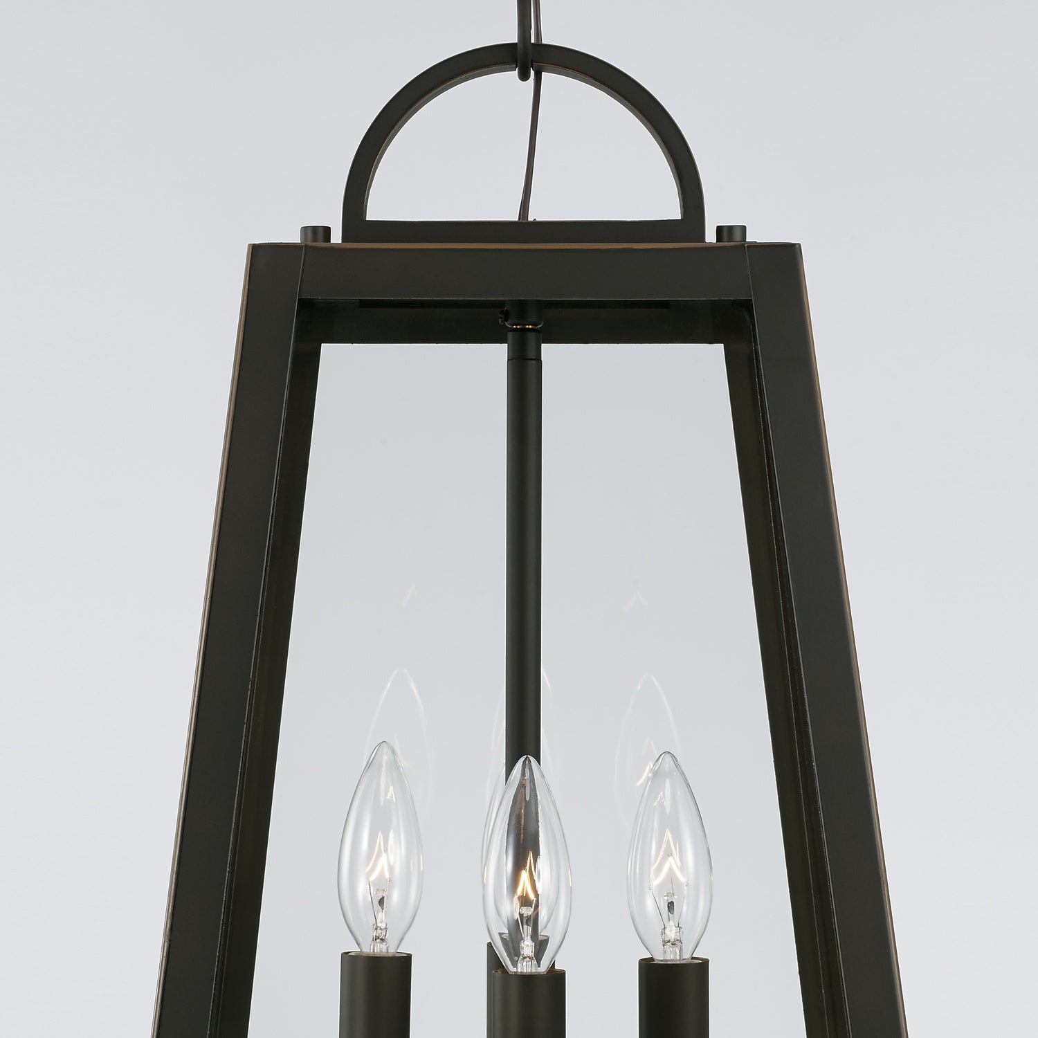 Capital Lighting 4-Light Outdoor Hanging Lantern - Weatherproof Porch Light Fixture for Patio, Garden & Entryway Decor