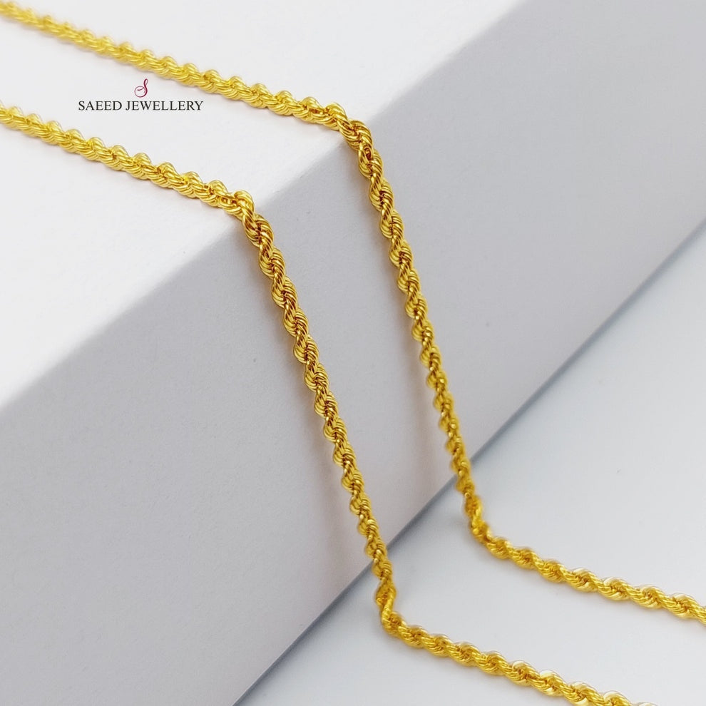 50cm Thin Rope Chain Necklace for Women - Dainty Gold/Silver Plated Stainless Steel Jewelry - Perfect for Layering, Everyday Wear & Gift Giving