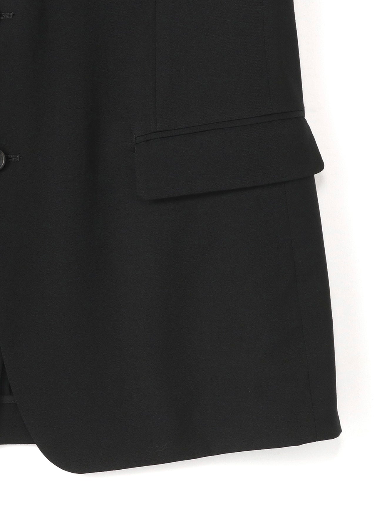 Men's Wool Gabardine Three-Button Single-Breasted Suit Jacket - Formal Business Attire & Office Wear for Professional Occasions