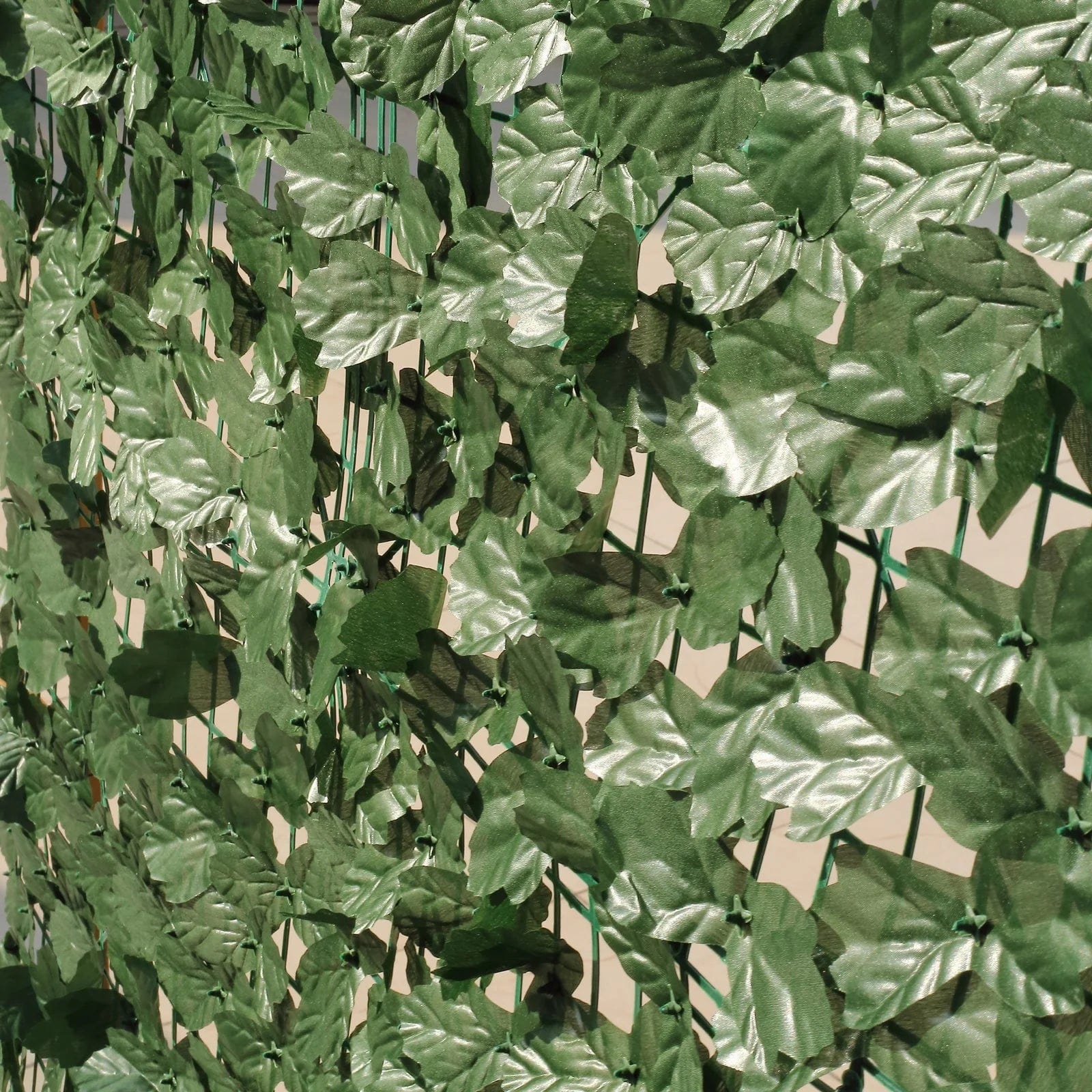 12 Pack Artificial Ivy Privacy Screen Fence Panels - Dark Green UV Resistant Fake Leaves for Outdoor Garden, Balcony & Patio Decor