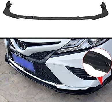2018-2020 Toyota Camry SE XSE Gloss Black Front Bumper Lip Spoiler Kit (3-Piece) - Aggressive Style Upgrade for Enhanced Aerodynamics & Sporty Look - Perfect for Car Enthusiasts & Street Racing