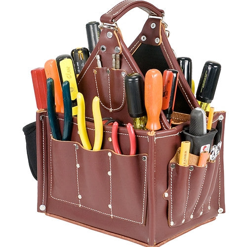 Stronghold Journeyman's Leather Tote 5585 - Premium Genuine Leather Work Bag for Professionals - Perfect for Office, Travel & Everyday Use