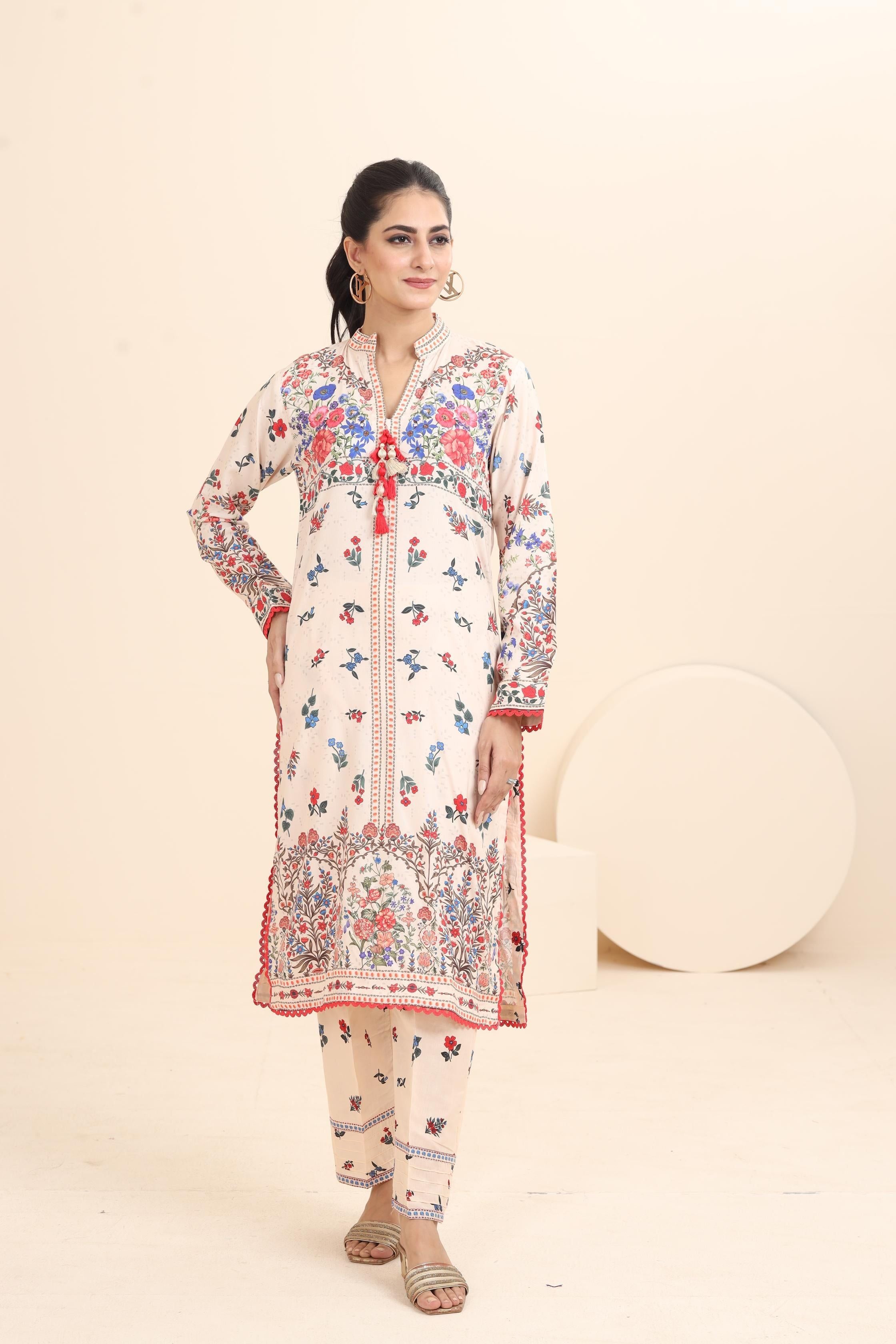 Sana Safinaz Mahay Stitched Designer Dress - Elegant Pakistani Formal Wear for Women | Perfect for Weddings, Parties & Special Occasions