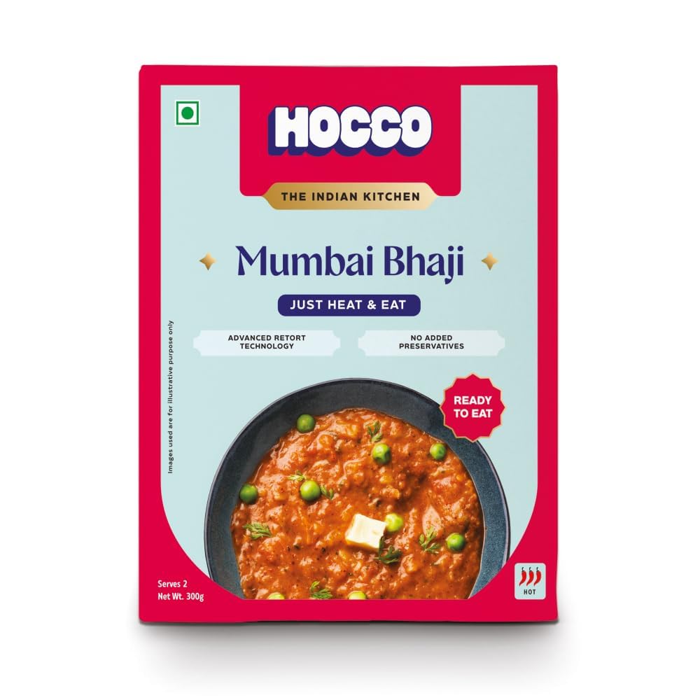HOCCO Ready to Eat Indian Food Variety Combo Pack - 8 Authentic Dishes (16 Servings) | Smoked Paneer, Paneer Tikka, Sambar, Masala Curry | North & South Indian Cuisine | No Preservatives | Perfect for Quick Meals, Office Lunches & Indian Food Lovers