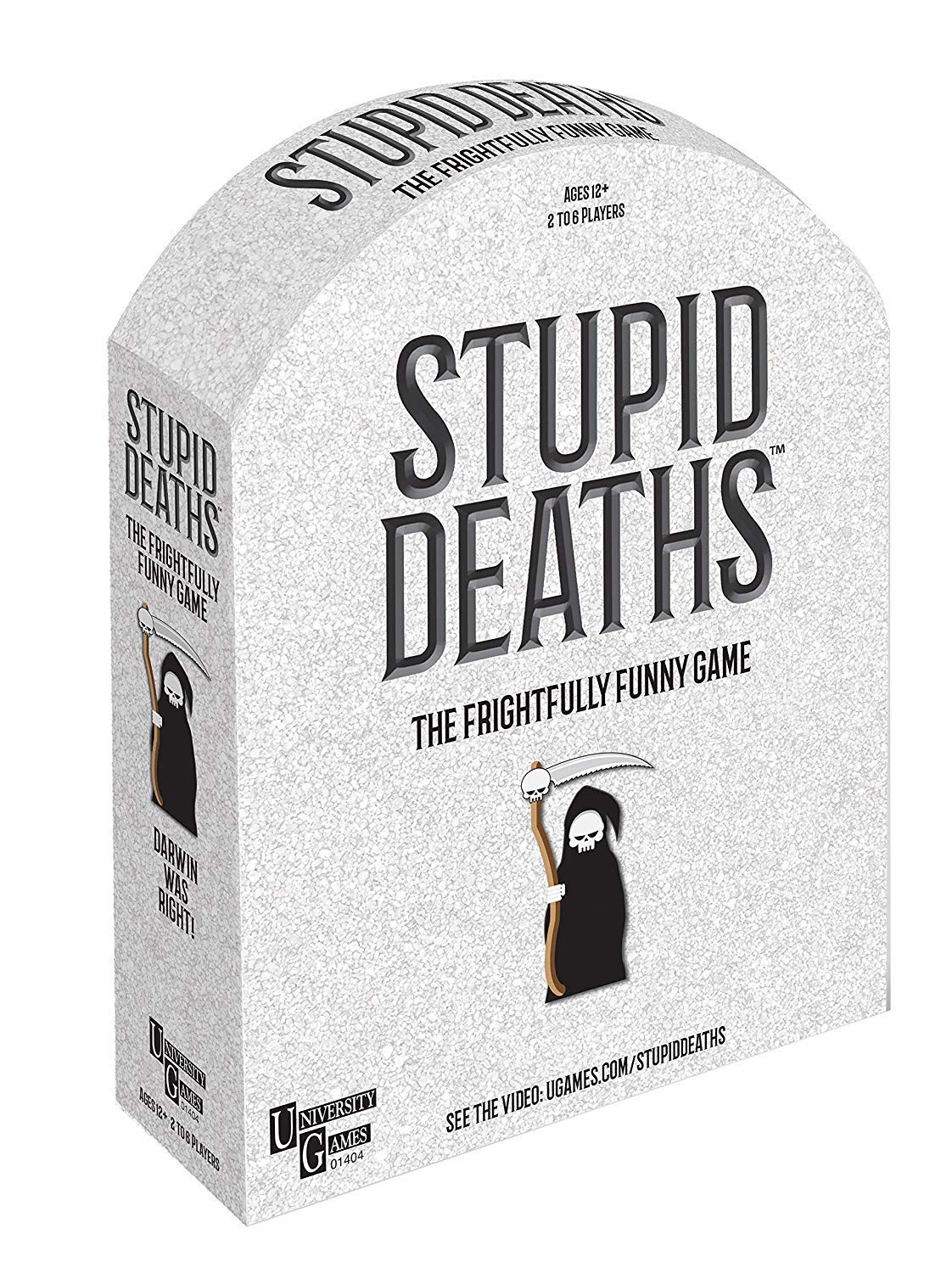 University Games Stupid Deaths Board Game - Hilarious Trivia Party Game for Adults & Teens - Perfect for Game Nights, Family Gatherings & Social Events