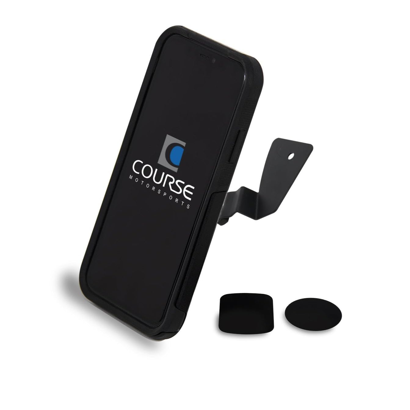 Course Motorsports Tesla Model S (2012-2020) & X (2012+) Phone Mount - Auto Closing Charging Cradle Head - Right Side Tan - Perfect for Hands-Free Navigation & Safe Driving