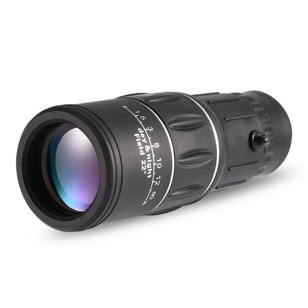 16X HD Telephoto Camera Lens for iPhone & Android - Monocular Telescope with Fog Proof Zoom & Phone Holder - Perfect for Hiking, Travel & Wildlife Photography