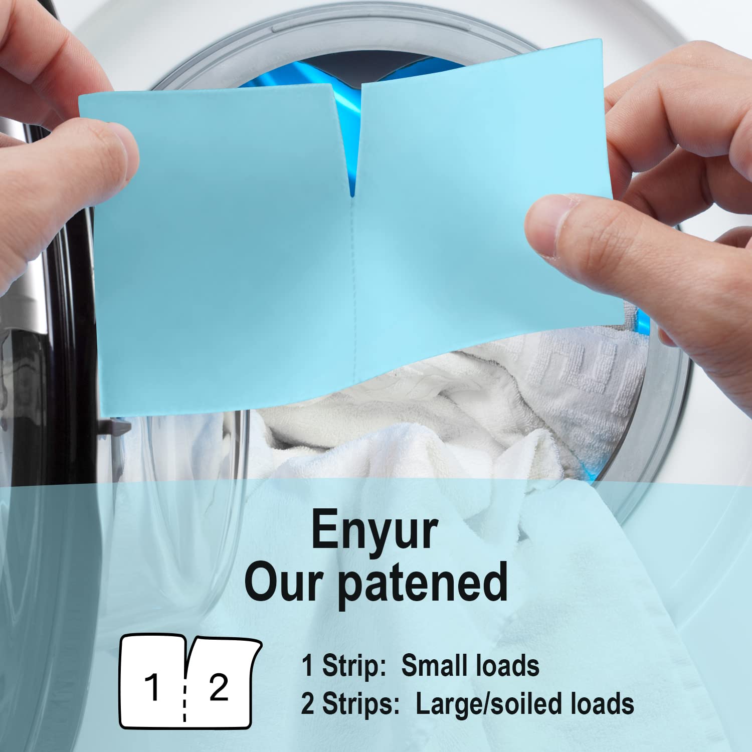 Eco-Friendly Laundry Detergent Sheets - Plant-Based Formula, Fresh Scent, 1 Pack (60 Loads) | Biodegradable & Convenient for Travel, Gym, Dorms & Home Use